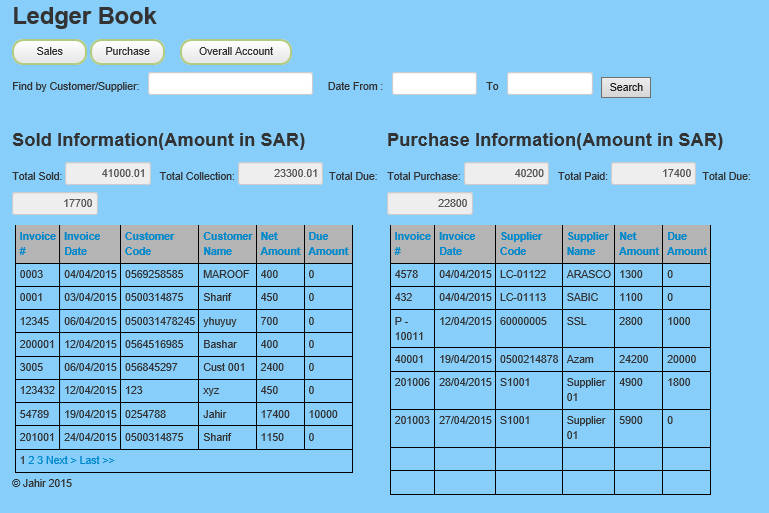 Ledger Book